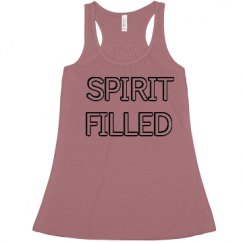 Ladies Flowy Racerback Tank