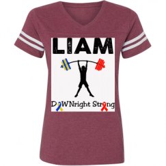 Ladies Relaxed Fit Vintage Sports Tee