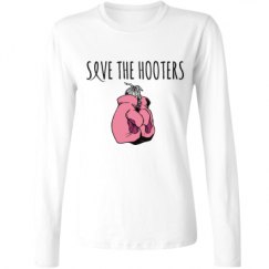 Ladies Relaxed Fit Basic Long Sleeve Tee