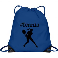 #Tennis cinch bag