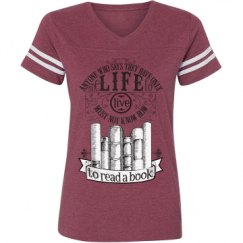Ladies Relaxed Fit Vintage Sports Tee