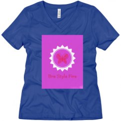 Ladies Relaxed Fit V-Neck Tee