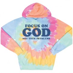 Unisex Tie-Dye Fleece Hoodie