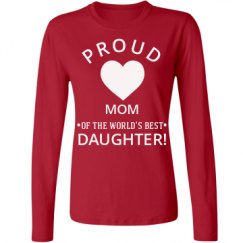 Ladies Relaxed Fit Basic Long Sleeve Tee