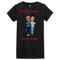 Stupid Love Women's black tee