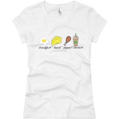 Ladies Slim Fit Basic Promo Jersey Tee