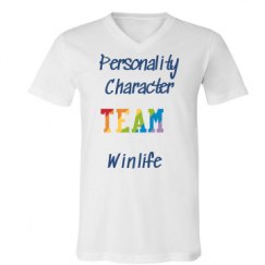 Unisex V-Neck Jersey Tee