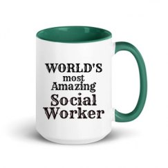 15oz Ceramic Mug with Color Inside