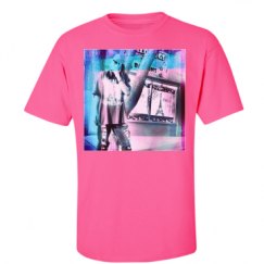 Unisex Ultra Cotton Safety Neon Crewneck Tee