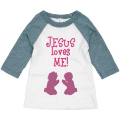 Toddler 3/4 Sleeve Raglan Tee