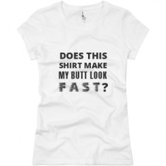 Ladies Slim Fit Basic Promo Jersey Tee