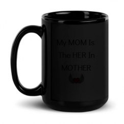 15oz Black Glossy Mug
