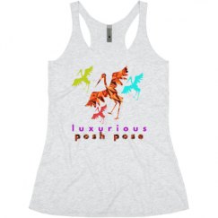 Ladies Slim Fit Super Soft Racerback Triblend Tank