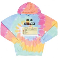 Unisex Tie-Dye Fleece Hoodie