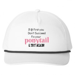 Snapback Five-Panel Rope Hat