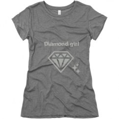 Ladies Slim Fit Super Soft Triblend Tee