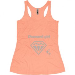 Ladies Slim Fit Super Soft Racerback Triblend Tank