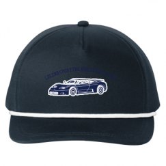 Snapback Five-Panel Rope Hat