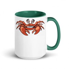 15oz Ceramic Mug with Color Inside