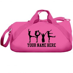 A Cheerleader's Custom Cheer Bag With Name