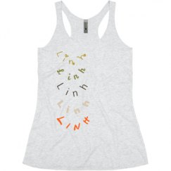 Ladies Slim Fit Super Soft Racerback Triblend Tank