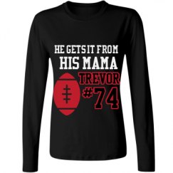 Ladies Relaxed Fit Basic Long Sleeve Tee