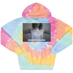 Unisex Tie-Dye Fleece Hoodie