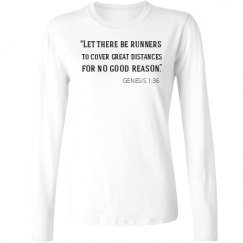 Ladies Relaxed Fit Basic Long Sleeve Tee