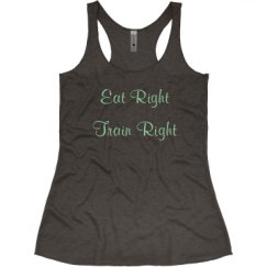 Ladies Slim Fit Super Soft Racerback Triblend Tank