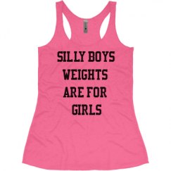 Ladies Slim Fit Super Soft Racerback Triblend Tank