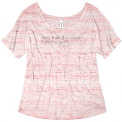 Ladies Flowy Slouchy Tee