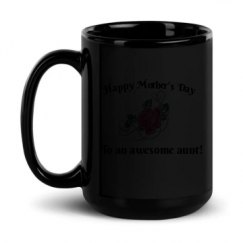 15oz Black Glossy Mug