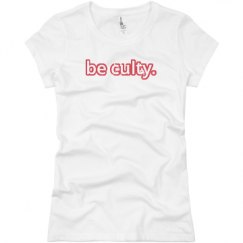 Ladies Slim Fit Basic Promo Jersey Tee