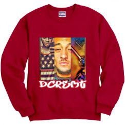 Unisex Film and Foil Crewneck Sweatshirt