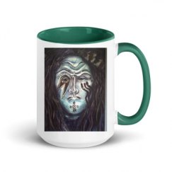 15oz Ceramic Mug with Color Inside