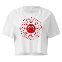 Ladies Festival Cali Crop Top Tee