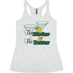Ladies Slim Fit Super Soft Racerback Triblend Tank