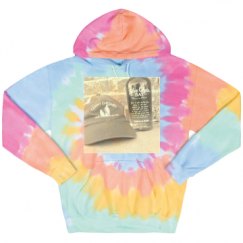 Unisex Tie-Dye Fleece Hoodie