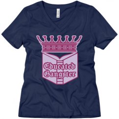 Ladies Relaxed Fit V-Neck Tee