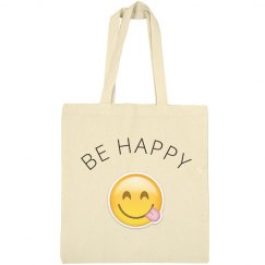 "BE HAPPY" Emoji Bag