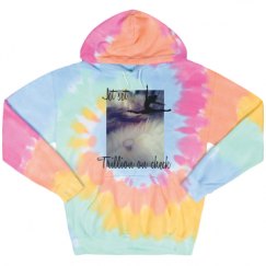 Unisex Tie-Dye Fleece Hoodie