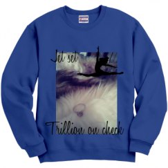 Unisex Film and Foil Crewneck Sweatshirt