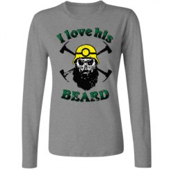 Ladies Relaxed Fit Basic Long Sleeve Tee