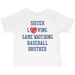TODDLER BASEBALL BROTHER TEE
