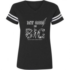 Ladies Relaxed Fit Vintage Sports Tee