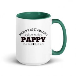 15oz Ceramic Mug with Color Inside