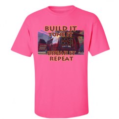 Unisex Ultra Cotton Safety Neon Crewneck Tee