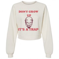 Women's Raglan Pullover Fleece