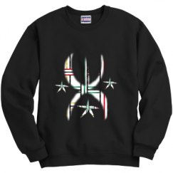 Unisex Film and Foil Crewneck Sweatshirt