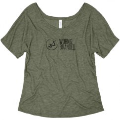 Ladies Flowy Slouchy Tee